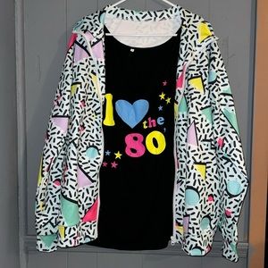 80s Inspired Saved By The Bell Jacket